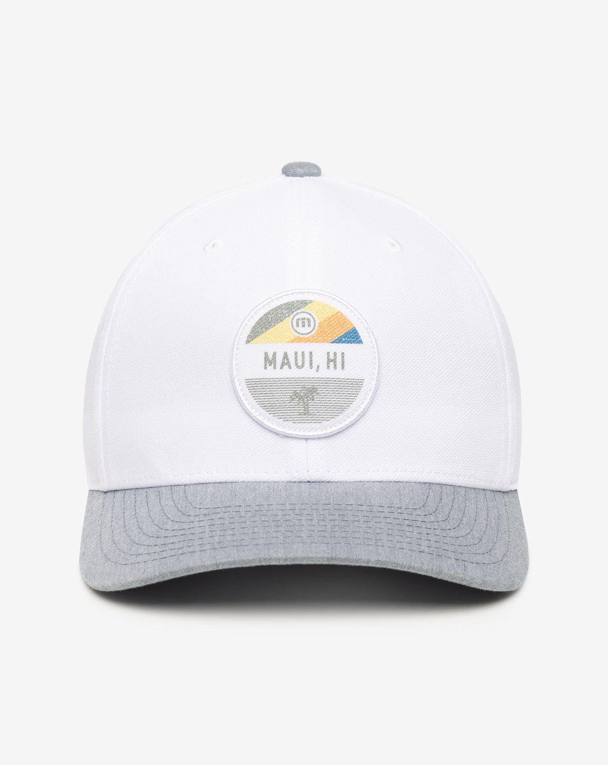 Test The Waters Fitted Hat Men|Accessories/White