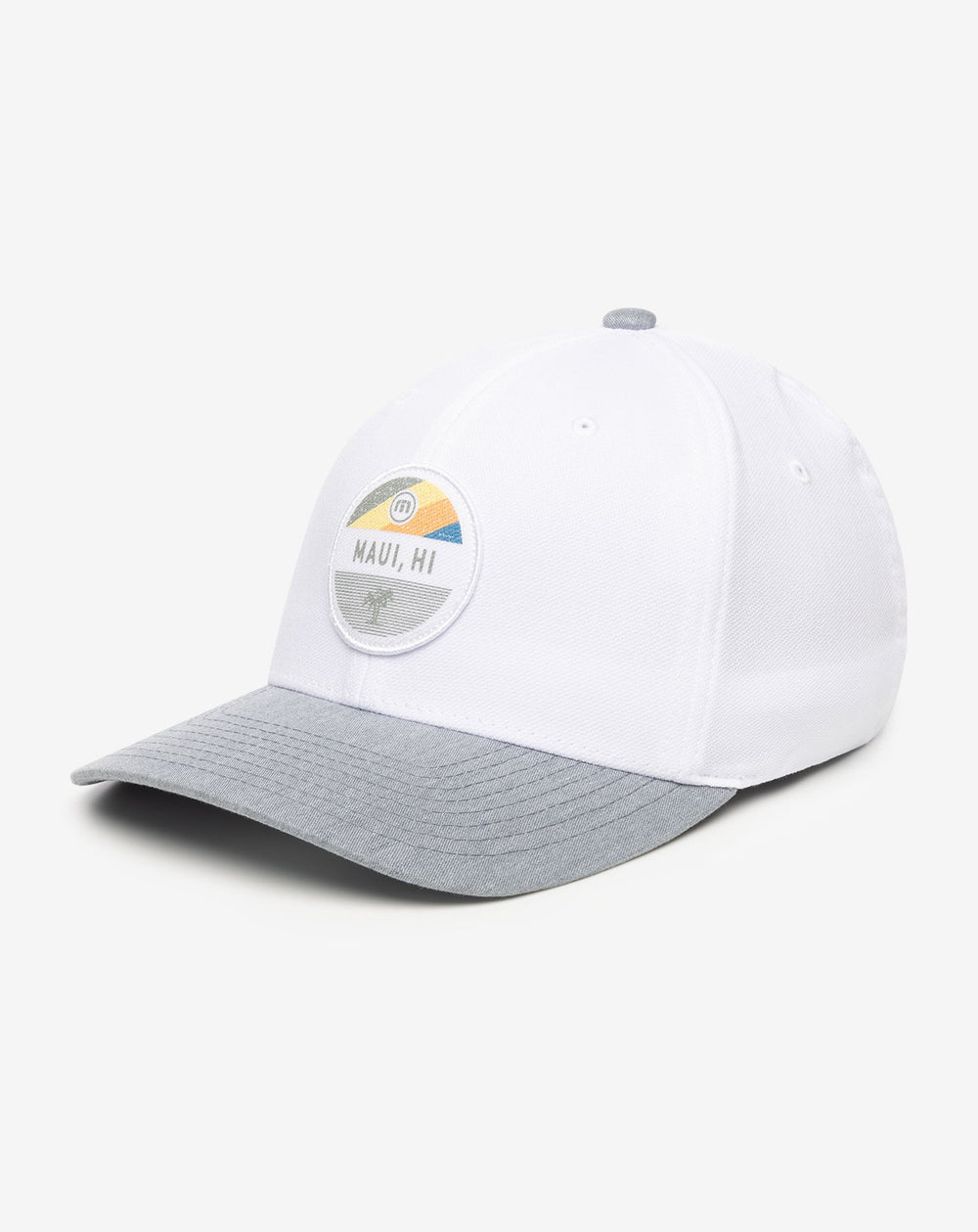 Test The Waters Fitted Hat Men|Accessories/White