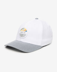 Test The Waters Fitted Hat Men|Accessories/White