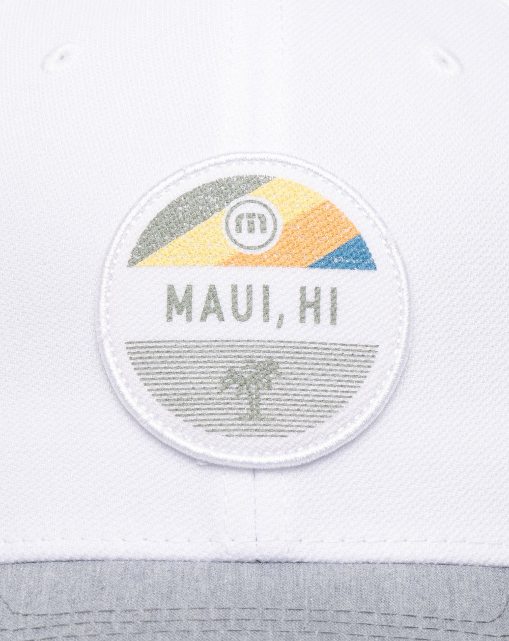 Test The Waters Fitted Hat Men|Accessories/White