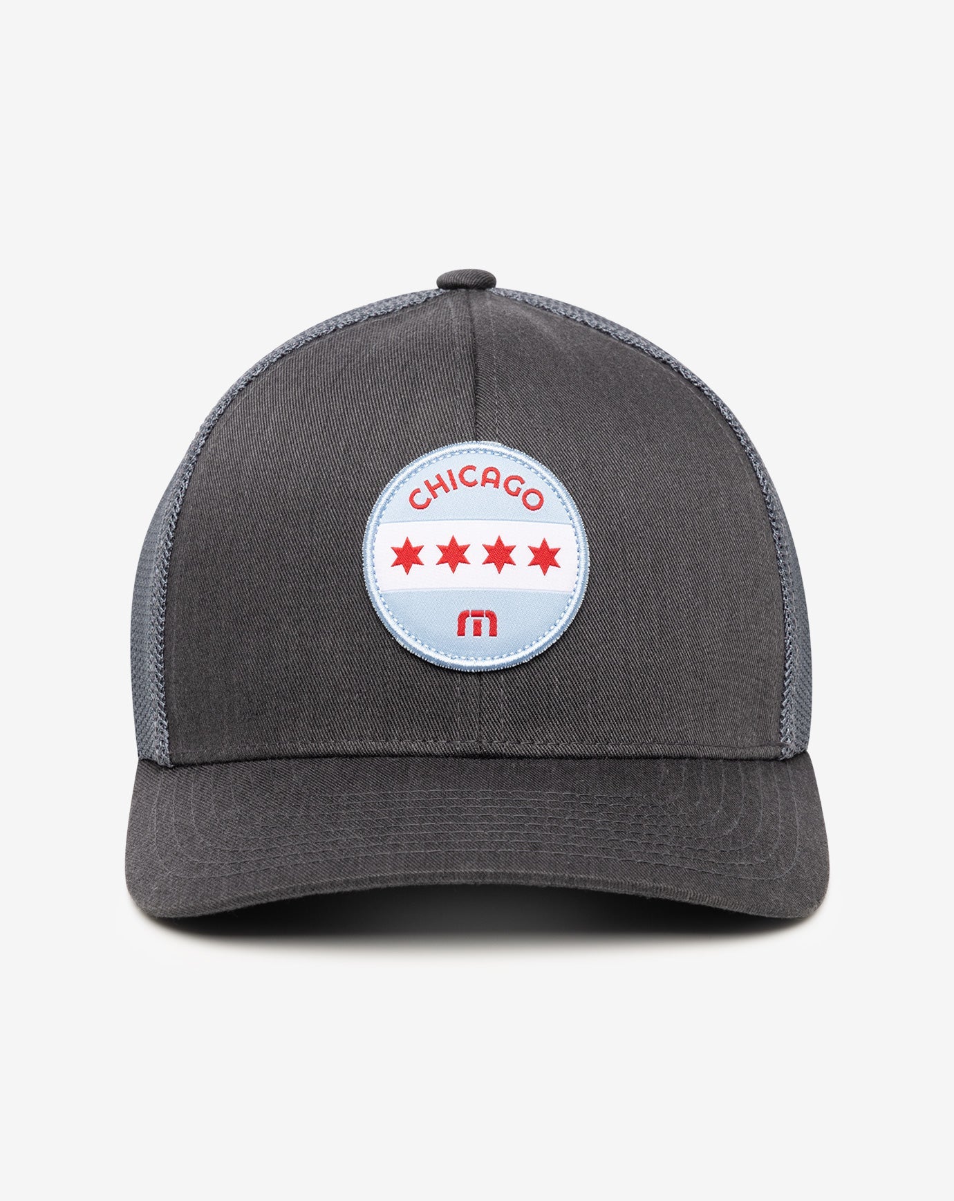 Midway Fitted Hat Men|Accessories/Heather Grey Pinstripe