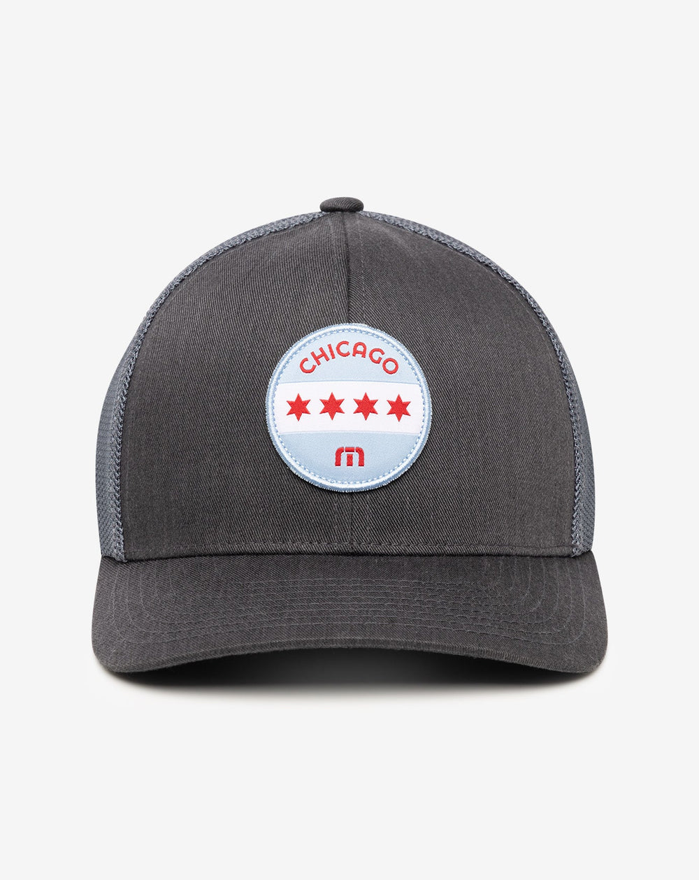 Midway Fitted Hat Men|Accessories/Heather Grey Pinstripe