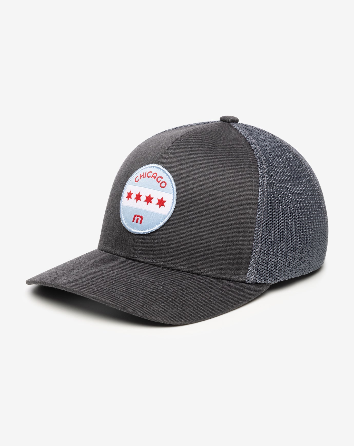 Midway Fitted Hat Men|Accessories/Heather Grey Pinstripe