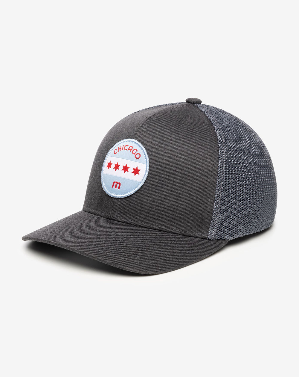 Midway Fitted Hat Men|Accessories/Heather Grey Pinstripe