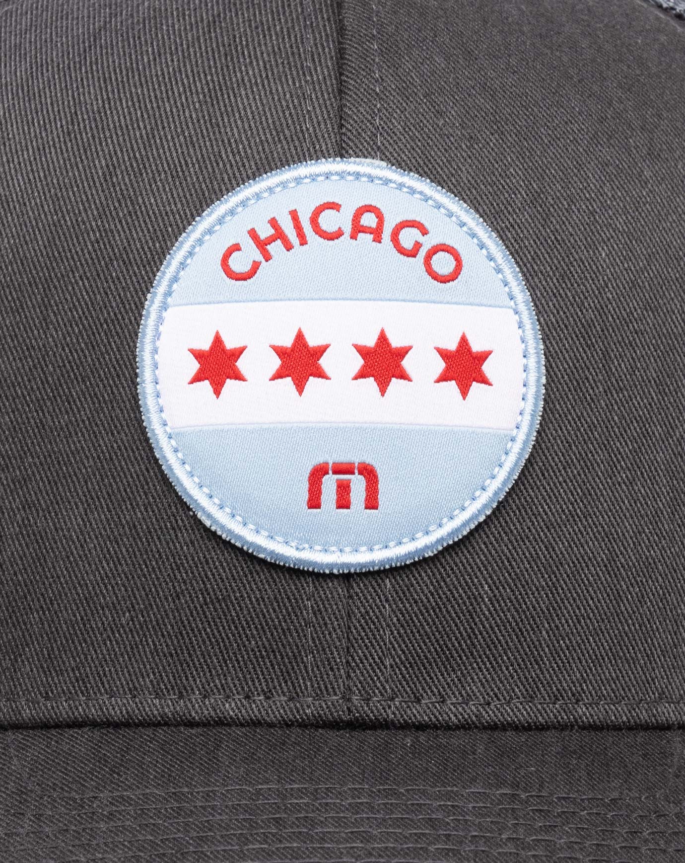 Midway Fitted Hat Men|Accessories/Heather Grey Pinstripe