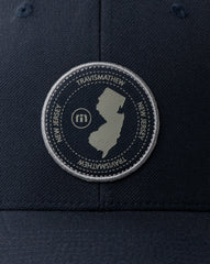 East Coast Time Fitted Hat Men|Accessories/Blue Nights