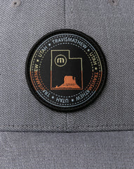 Four Corners Fitted Hat Men|Accessories/Heather Quiet Shade