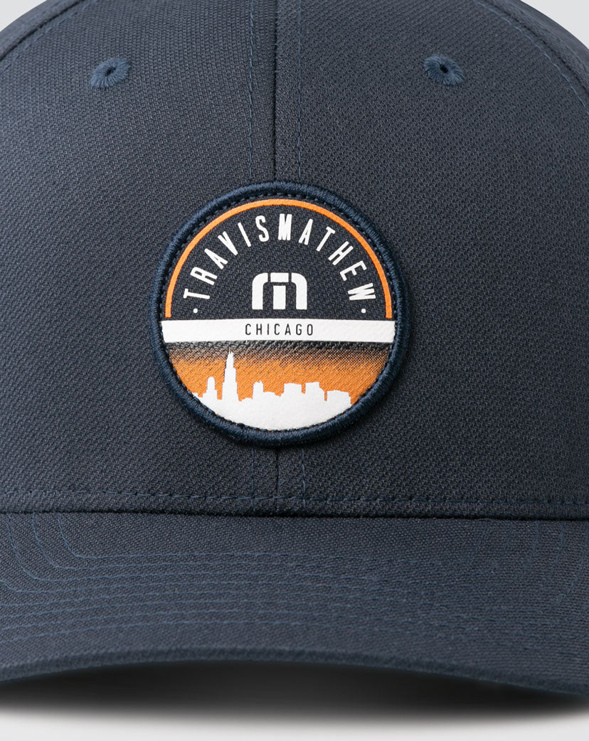 Lincoln Park Fitted Hat Men|Accessories/Blue Nights
