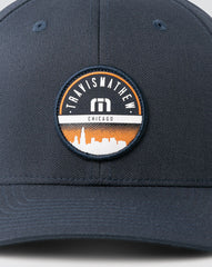 Lincoln Park Fitted Hat Men|Accessories/Blue Nights