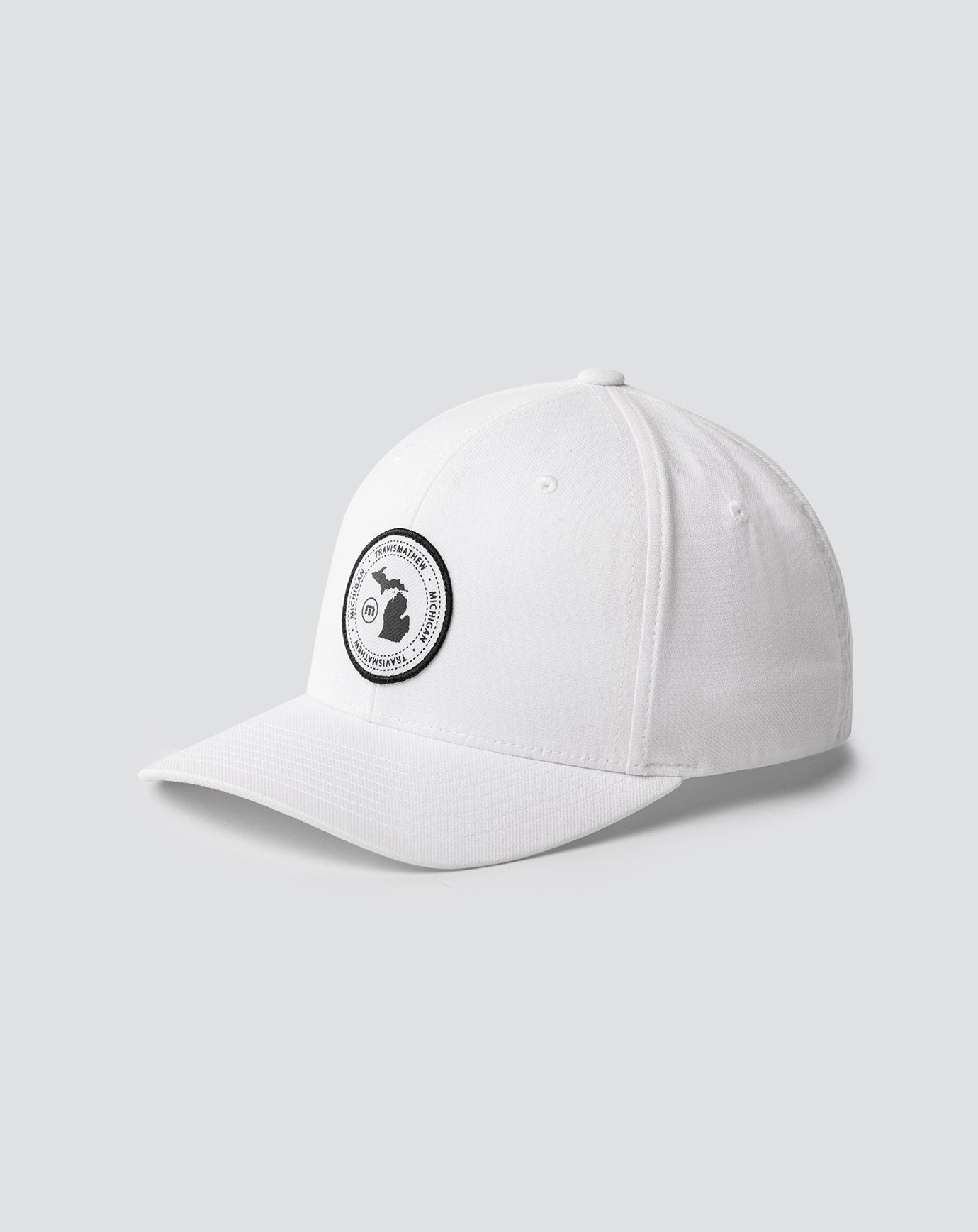 Sunset Clap Fitted Hat Men|Accessories/White