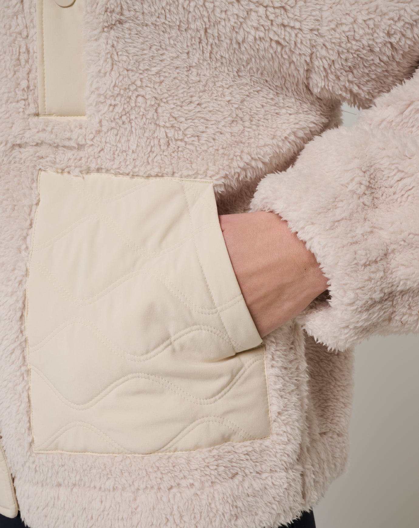 Clubside Sherpa Jacket Women/Brazilian Sand