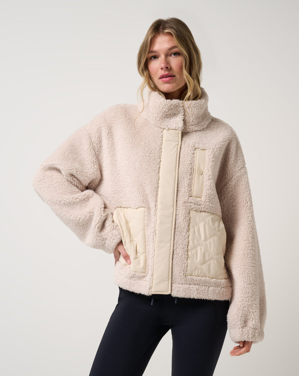 Clubside Sherpa Jacket Women/Brazilian Sand