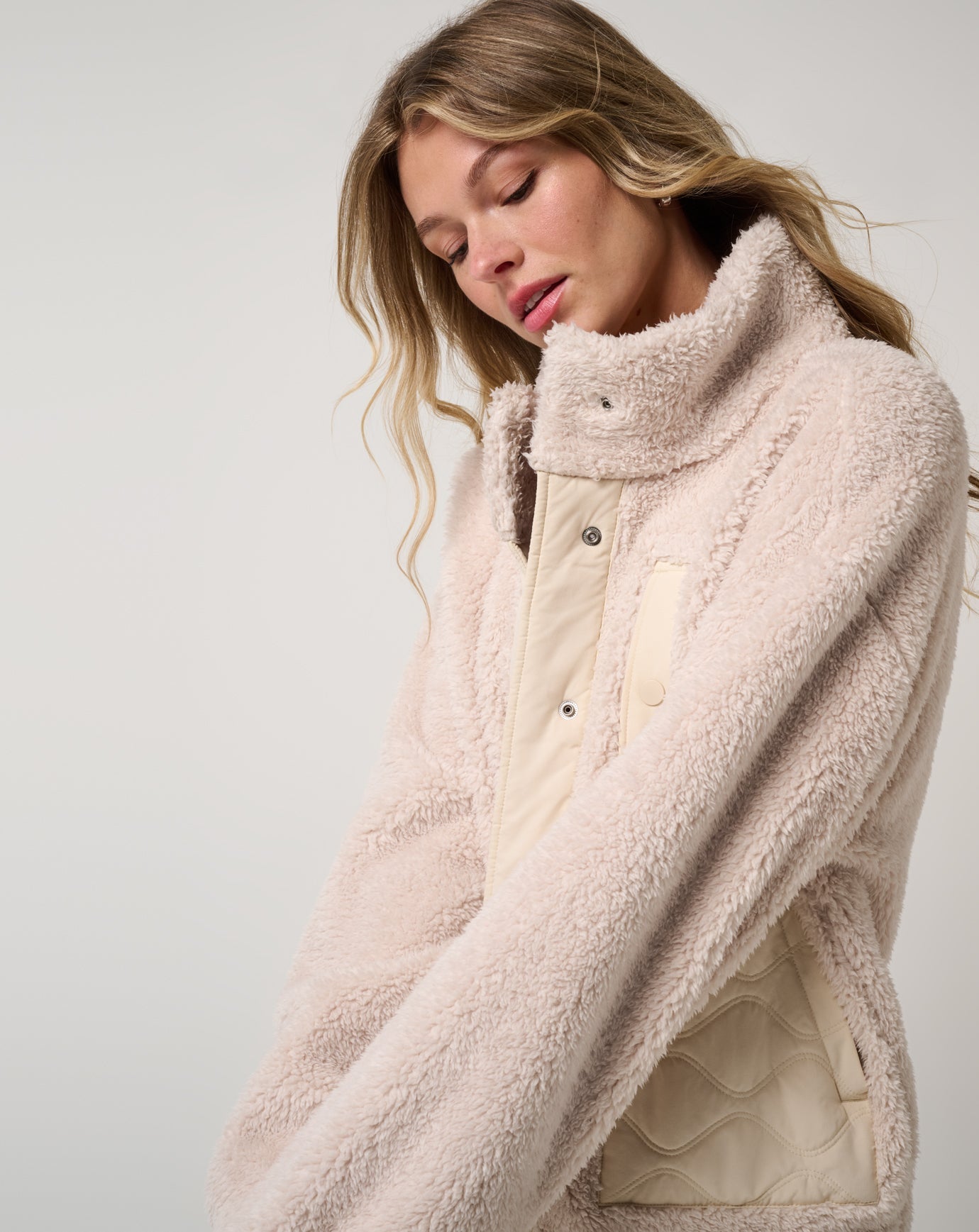 Clubside Sherpa Jacket Women/Brazilian Sand