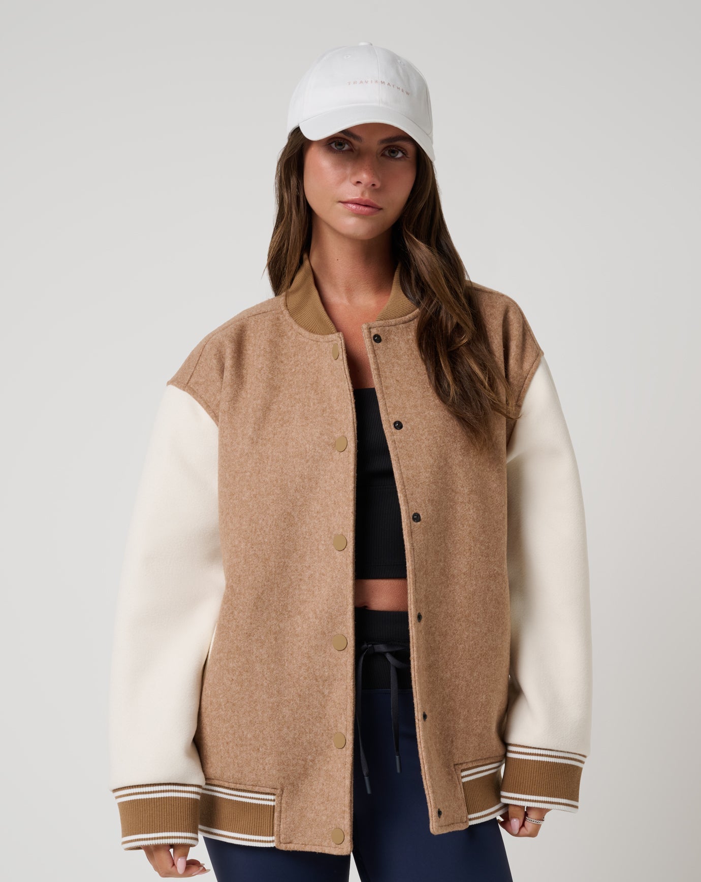 Clubside Varsity Bomber Women/Heather Chestnut Multi