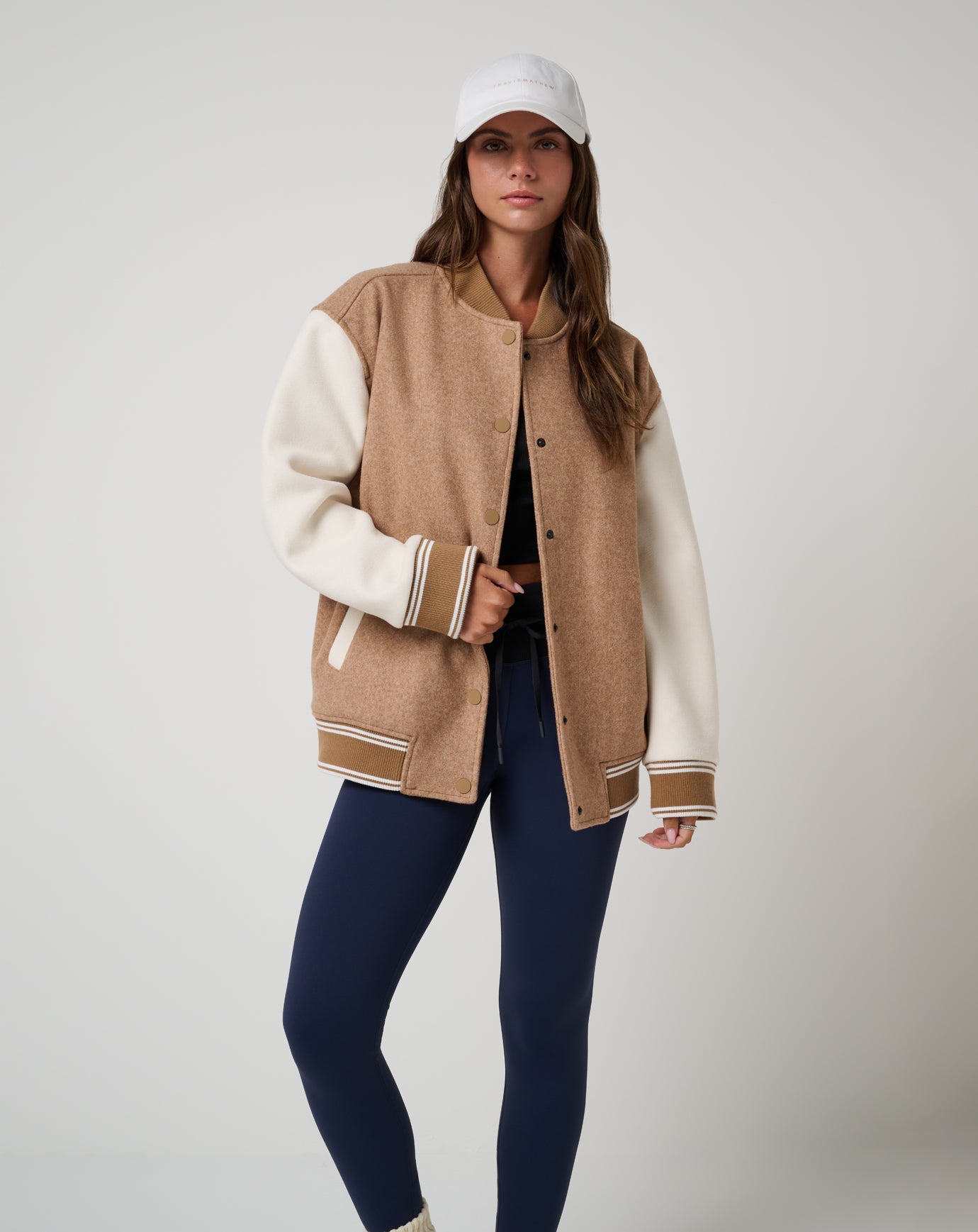 Clubside Varsity Bomber Women/Heather Chestnut Multi