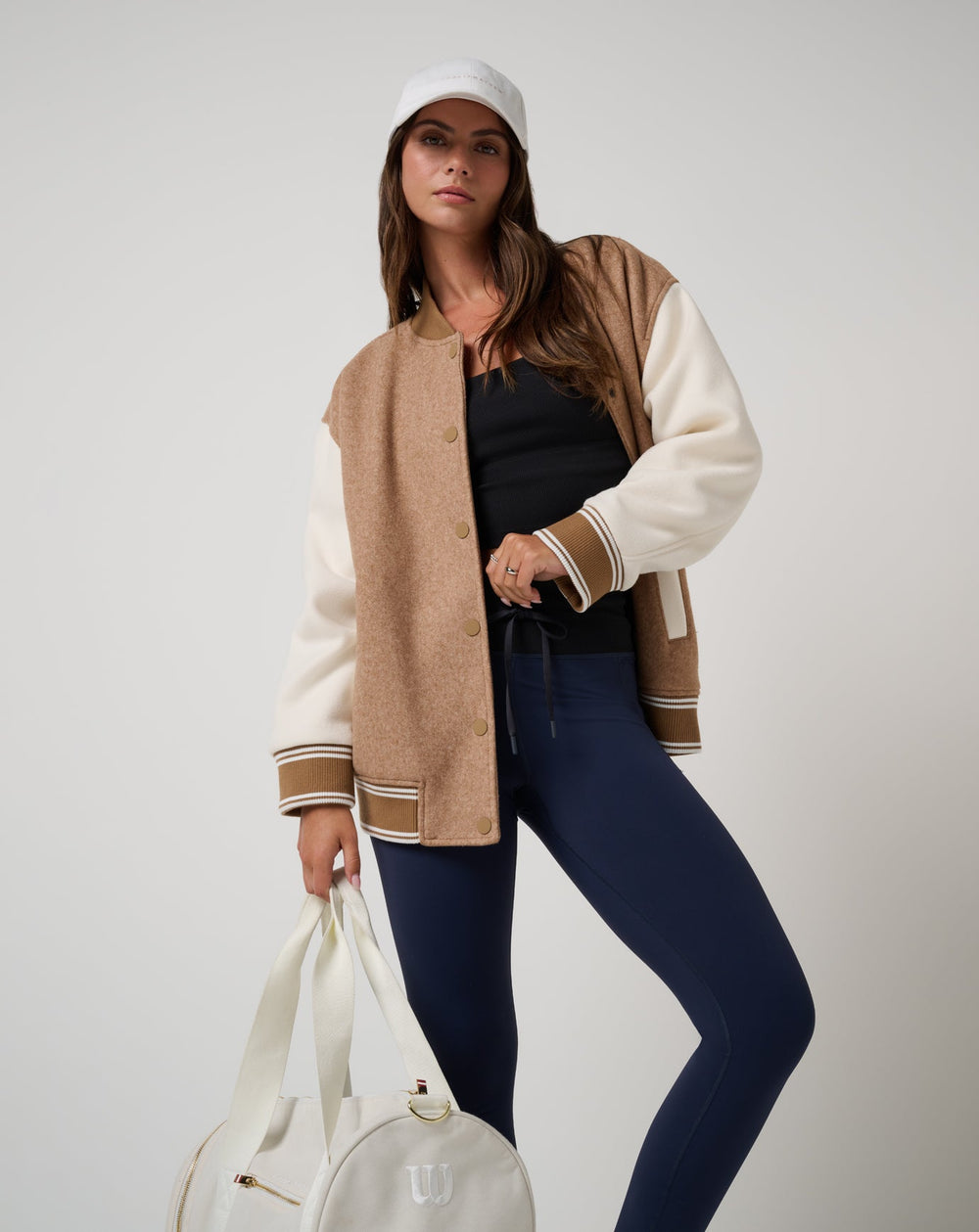 Clubside Varsity Bomber Women/Heather Chestnut Multi