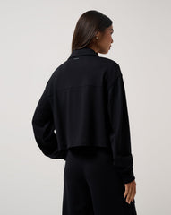 Friday Doubleknit Utility Jacket Women/Black