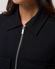 Friday Doubleknit Utility Jacket Women/Black