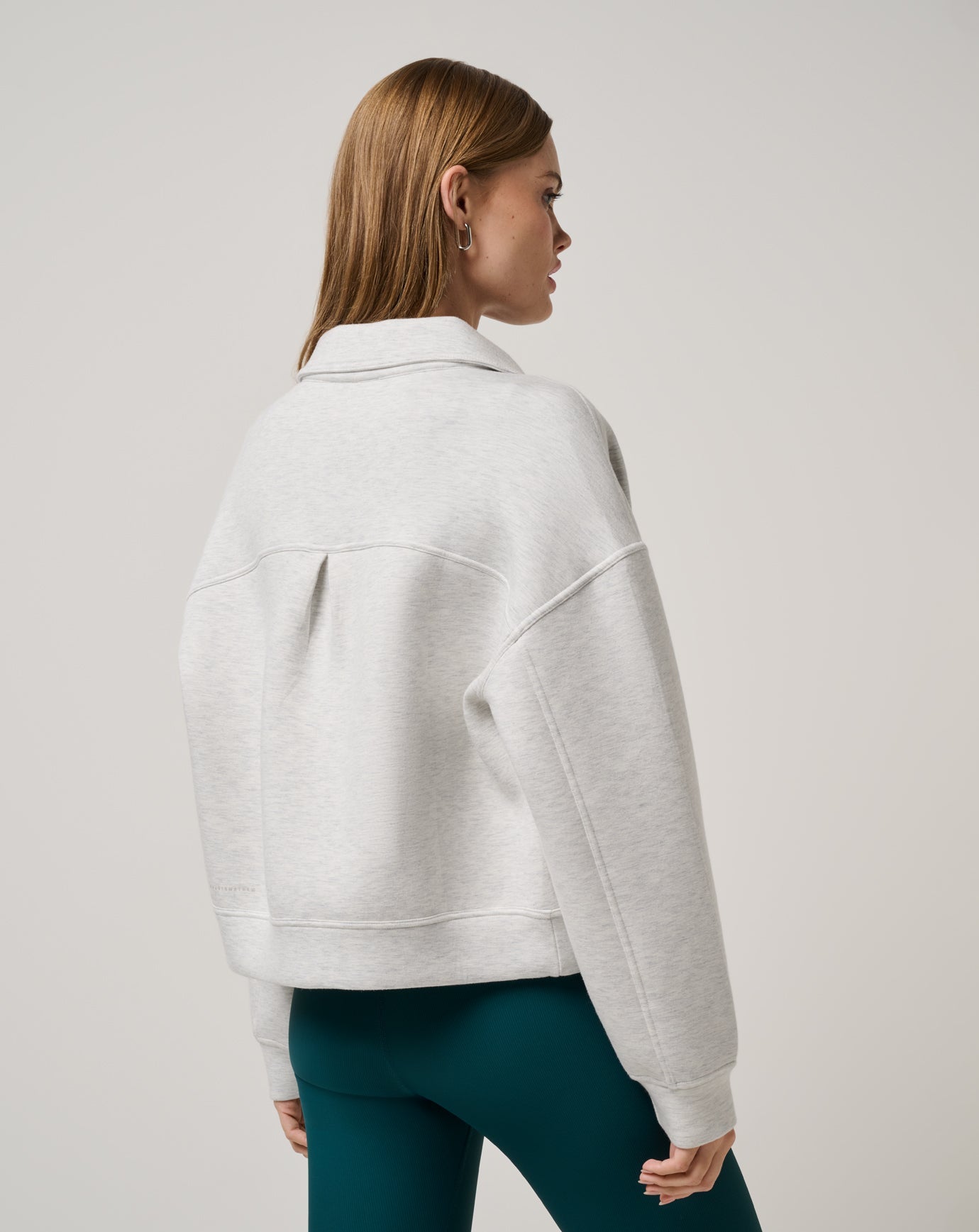 Cloudscape Button Down Women/Heather Light Grey