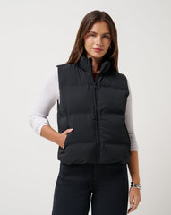 Moontide Bonded Puffer Vest Women/Black