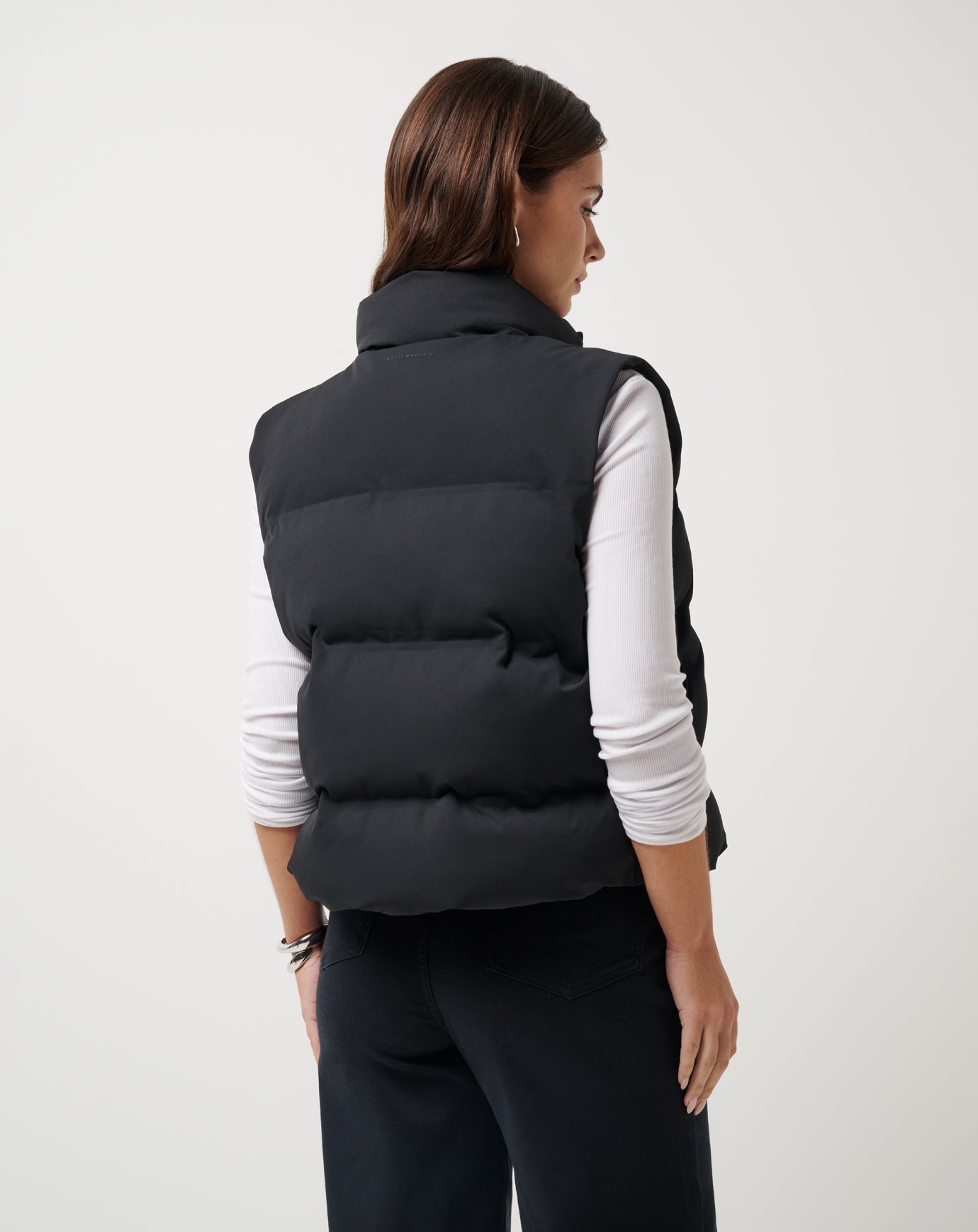 Moontide Bonded Puffer Vest Women/Black