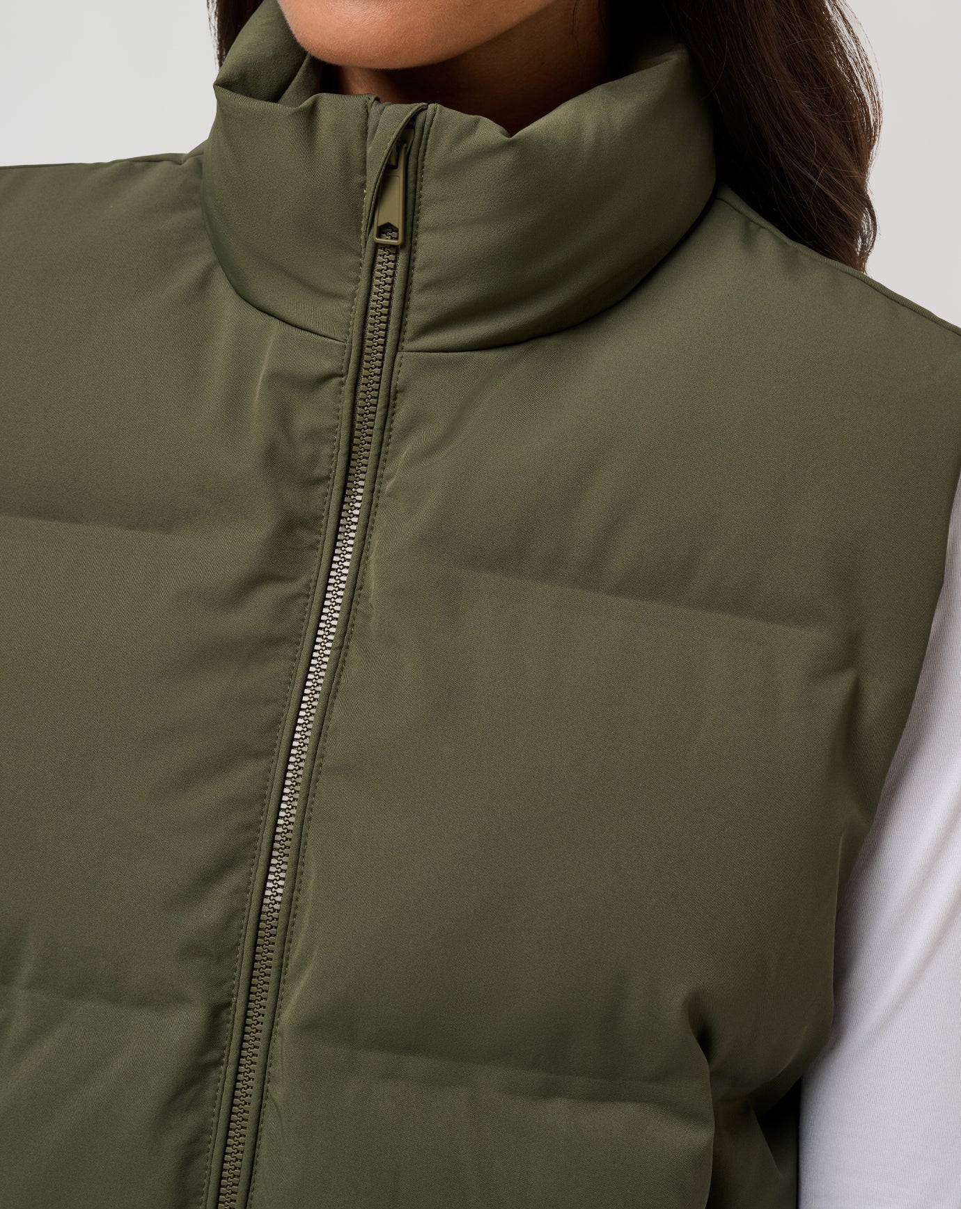Moontide Bonded Puffer Vest Women/Grape Leaf