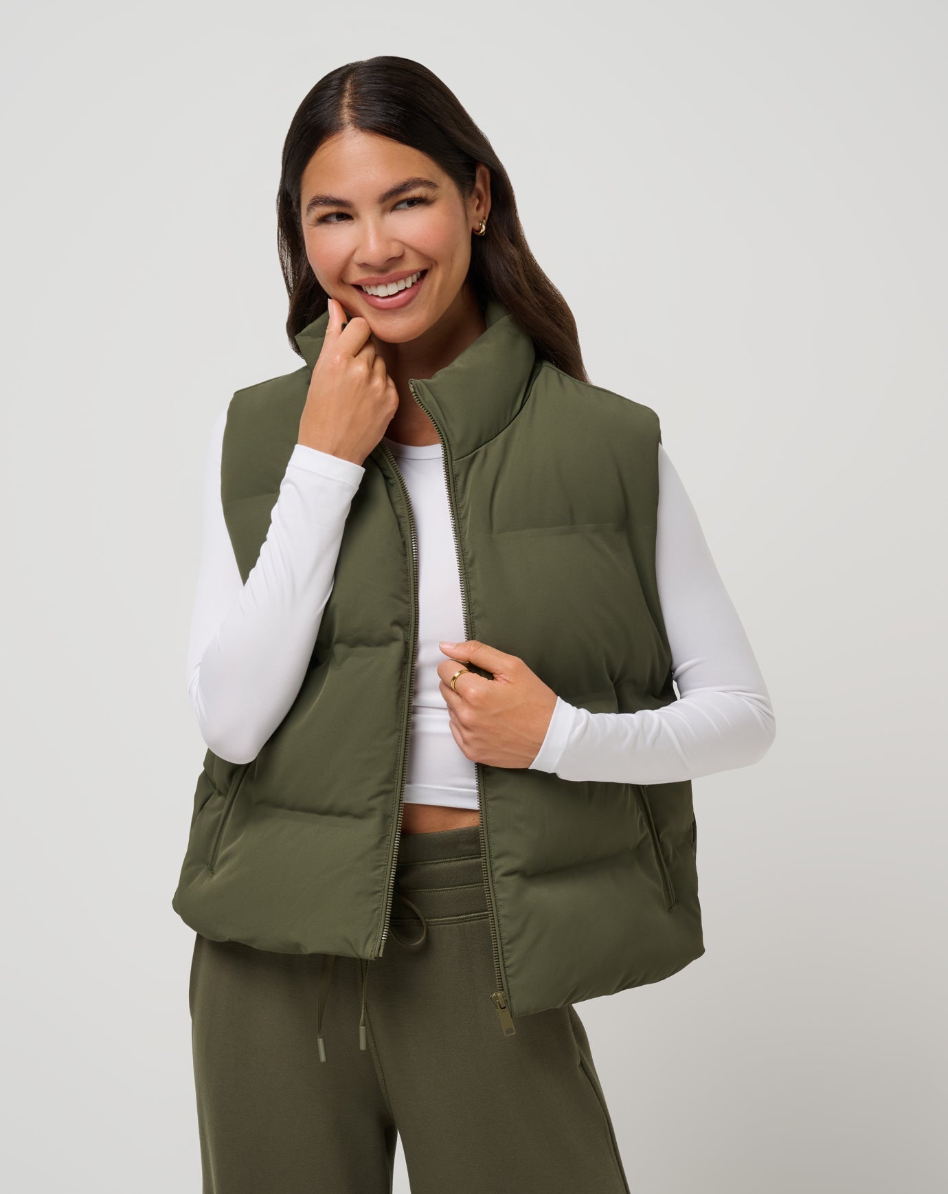 Moontide Bonded Puffer Vest Women/Grape Leaf