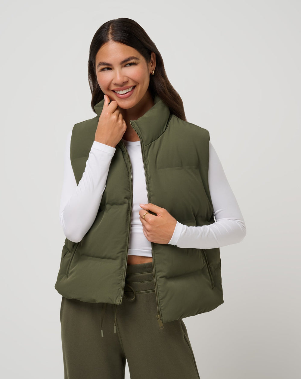 Moontide Bonded Puffer Vest Women/Grape Leaf