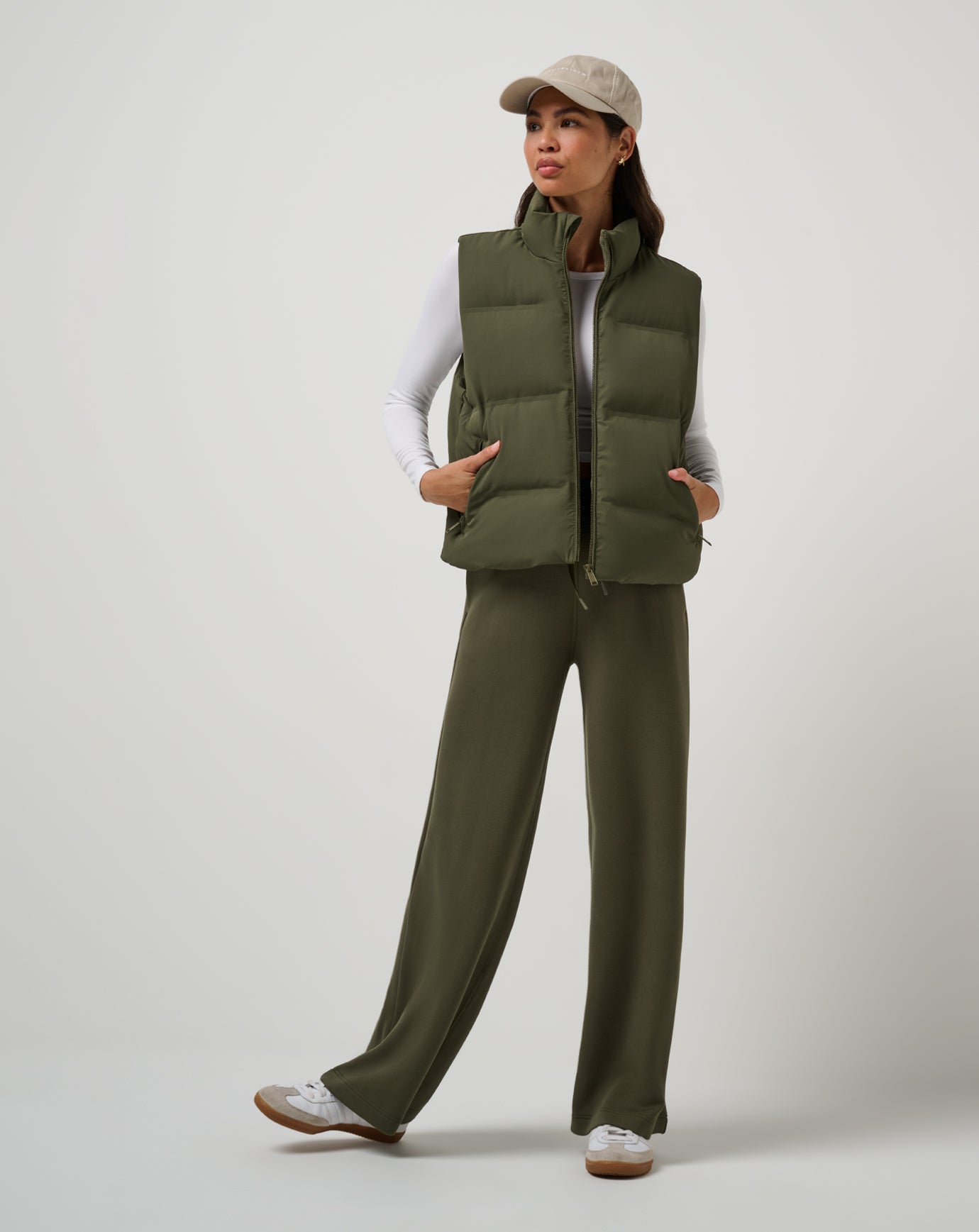 Moontide Bonded Puffer Vest Women/Grape Leaf