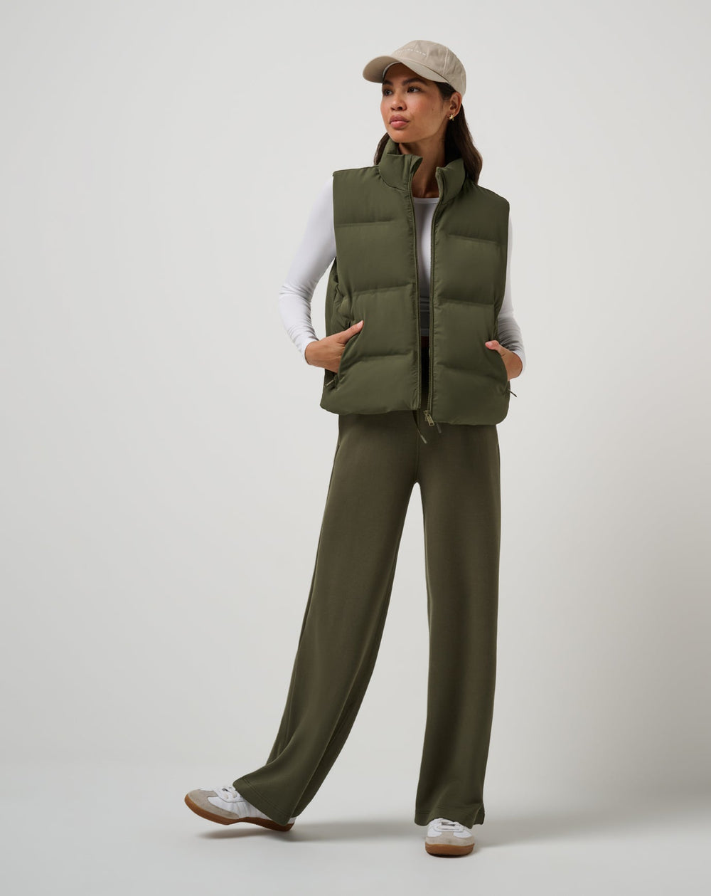 Moontide Bonded Puffer Vest Women/Grape Leaf