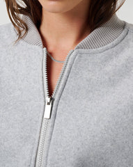 Rustic Retreat Bomber Women/Heather Light Grey