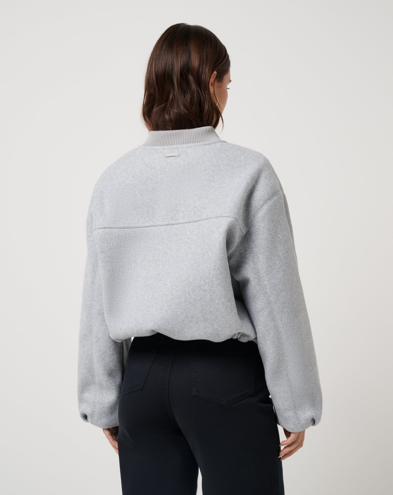 Rustic Retreat Bomber Women/Heather Light Grey