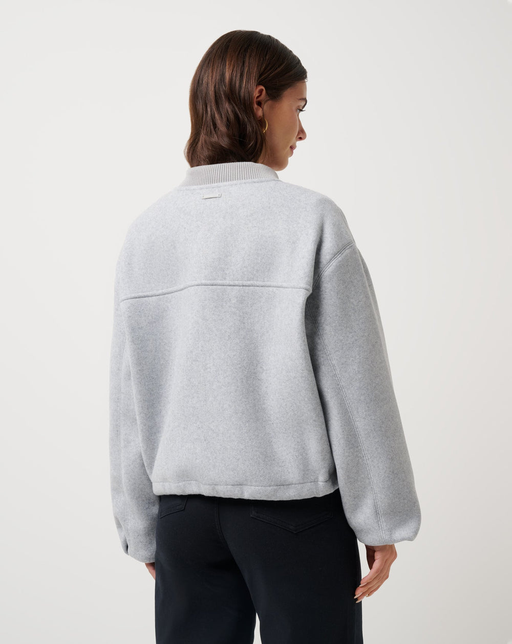 Rustic Retreat Bomber Women/Heather Light Grey