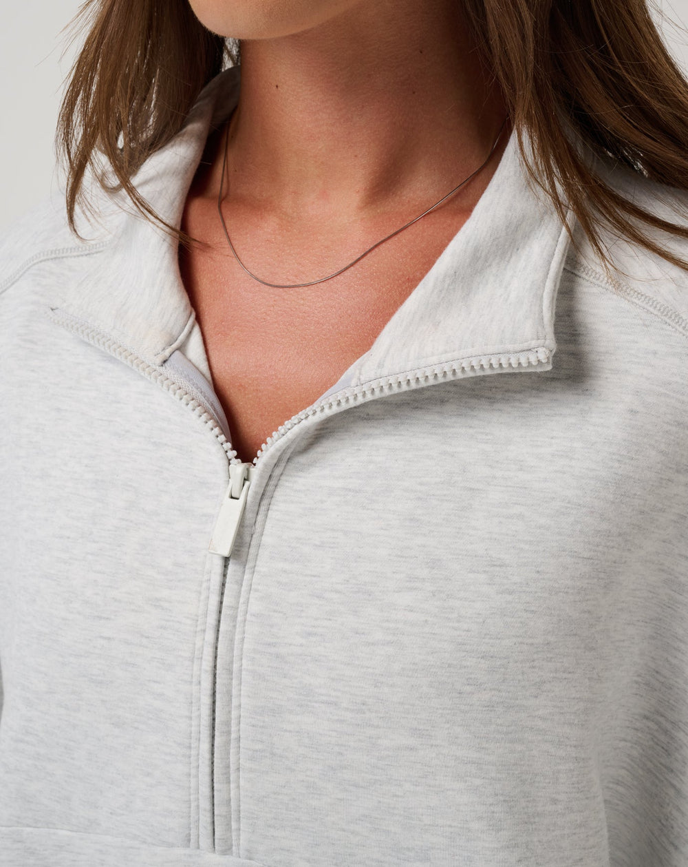 Skyloft Soft Half Zip 2.0 Women|Golf/Heather Light Grey