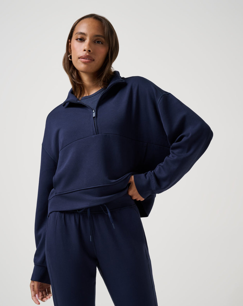 Skyloft Soft Half Zip 2.0 Women|Golf/Navy Blazer