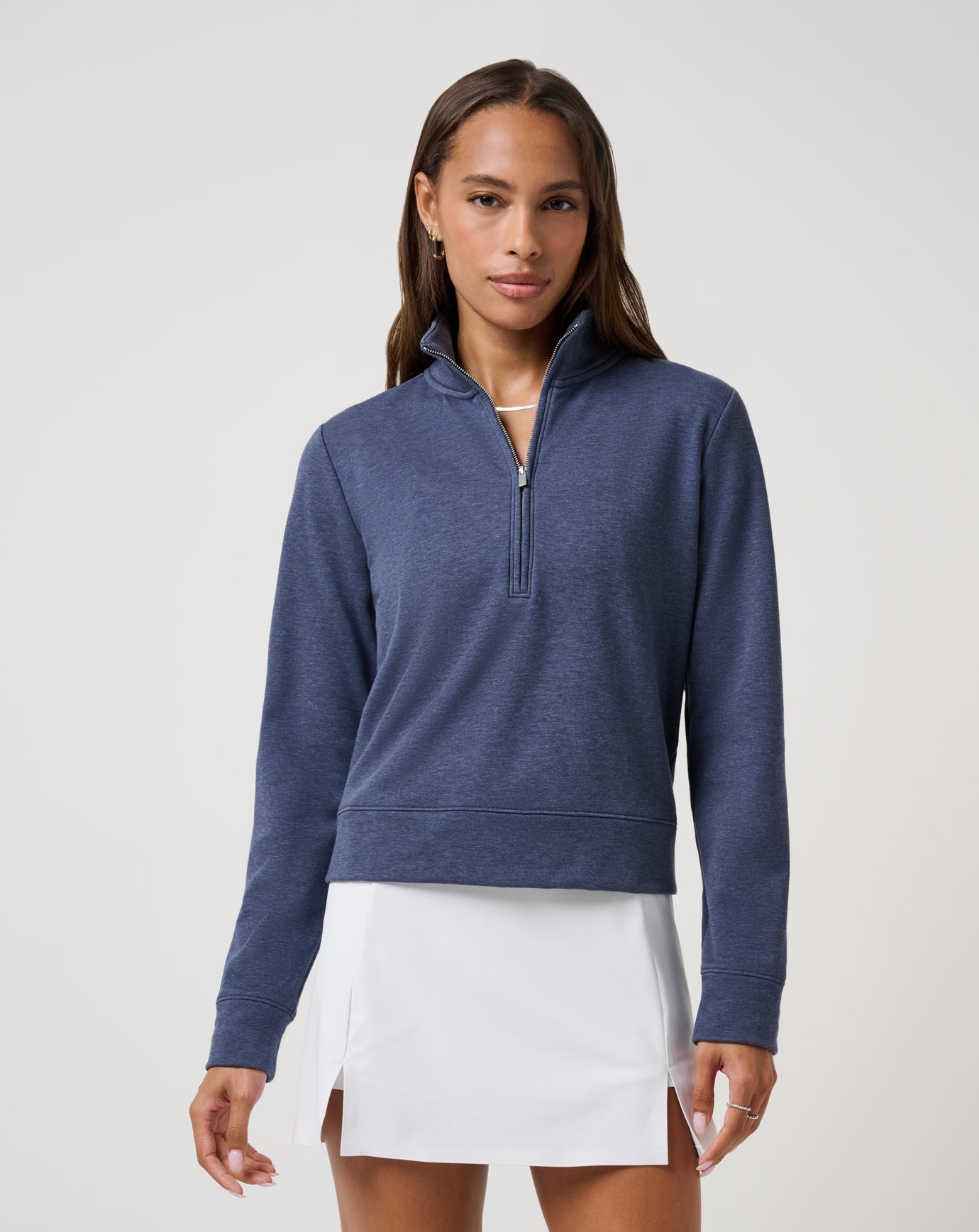 Cloud Fleece Half Zip 2.0 Women|Golf/Heather Navy Blazer