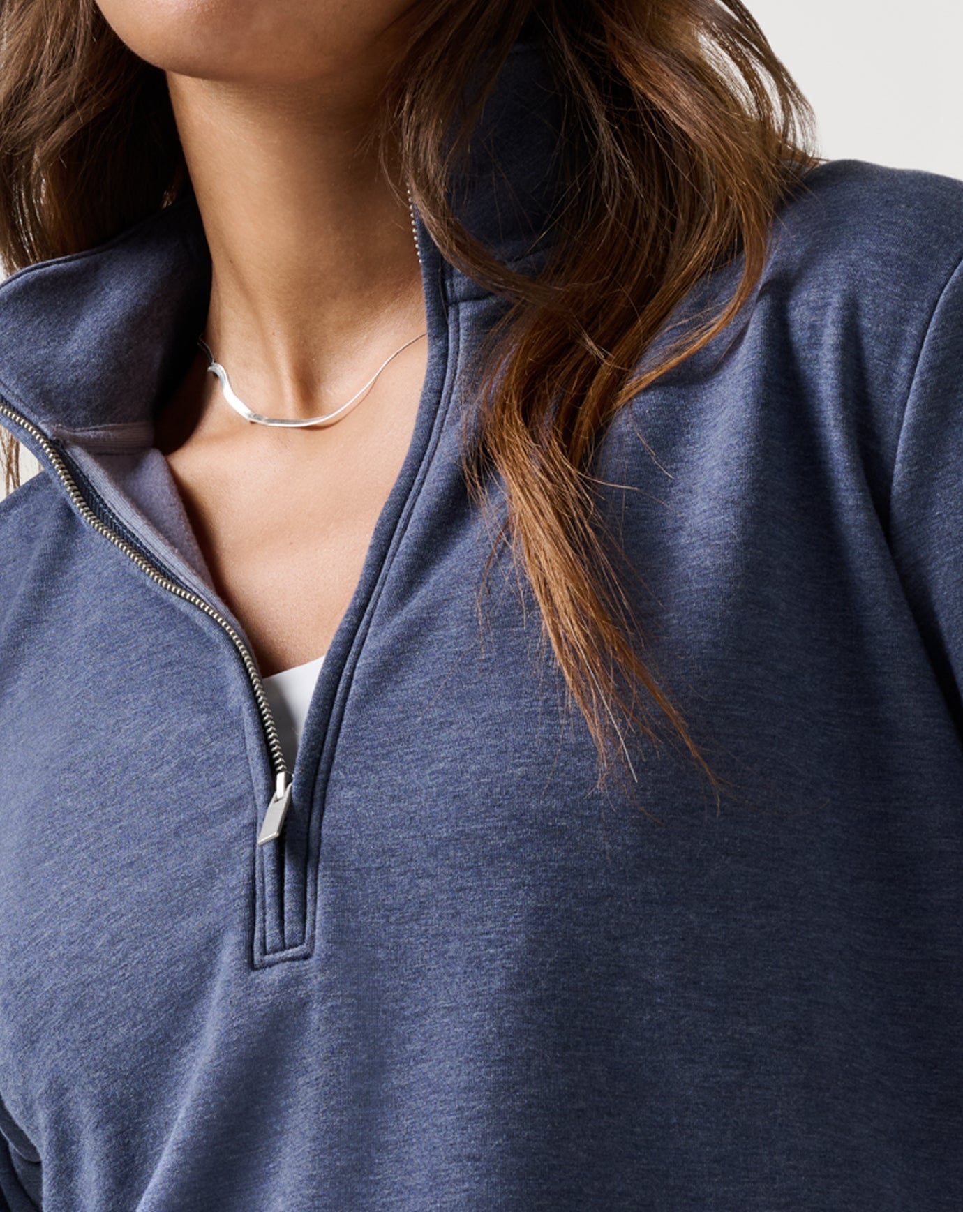 Cloud Fleece Half Zip 2.0 Women|Golf/Heather Navy Blazer