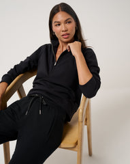 Cloud Fleece Half Zip 2.0 Women|Golf/Black