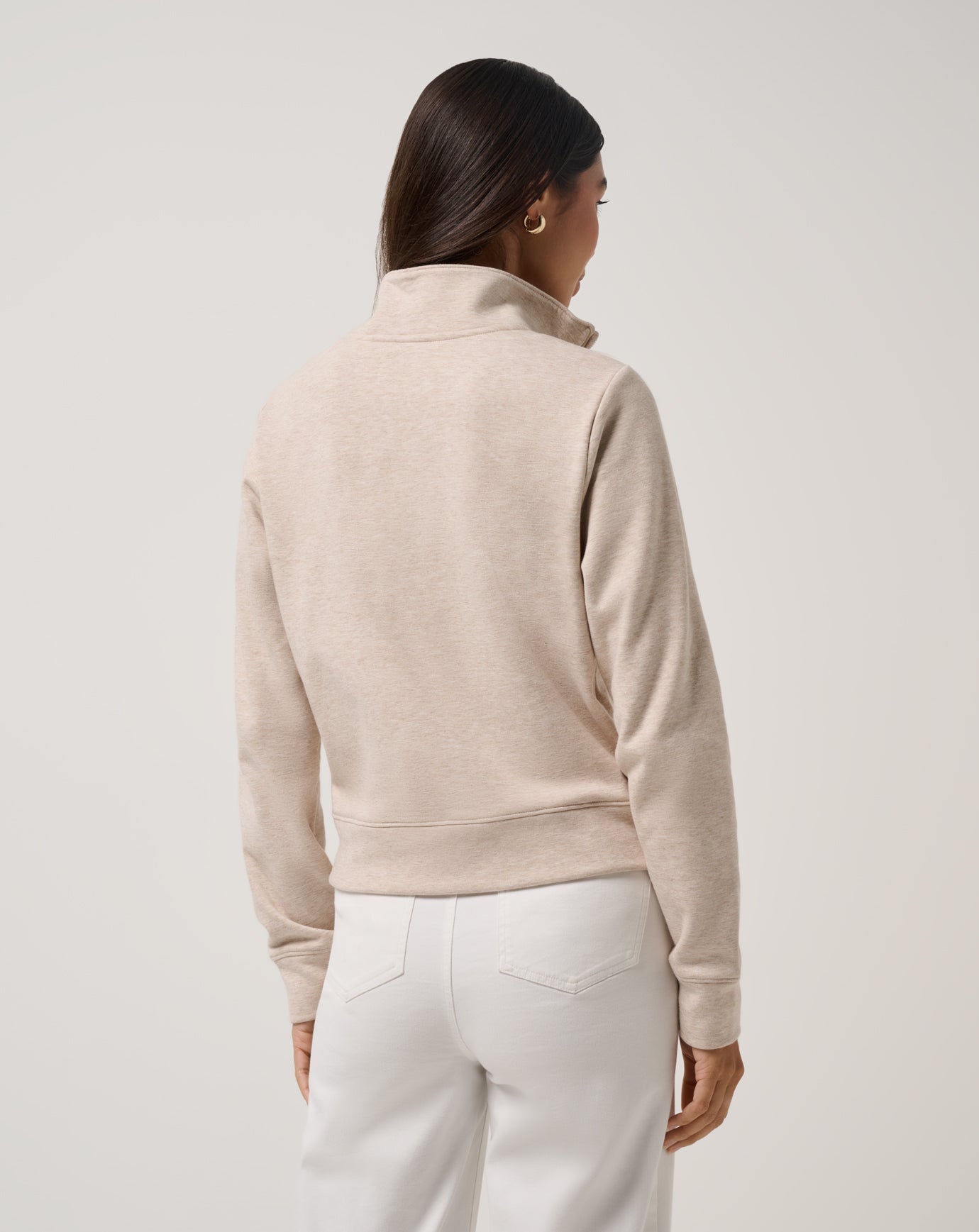 Cloud Fleece Half Zip 2.0 Women|Golf/Heather Natural