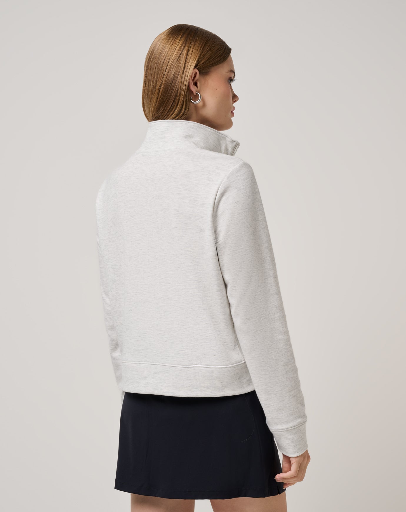 Cloud Fleece Half Zip 2.0 Women|Golf/Heather Light Grey