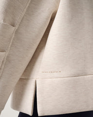 Cloudscape Zip Hood Women/Heather Brazillian Sand