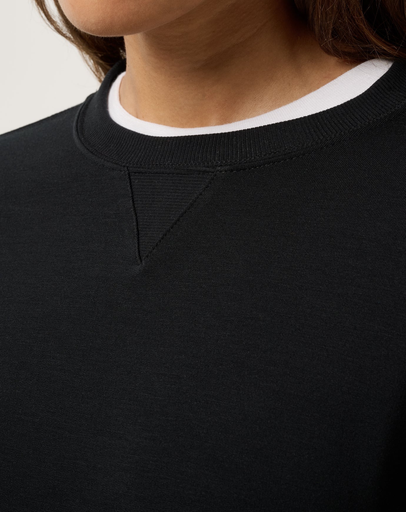 Cloud Terry Crew Women/Black