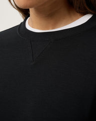 Cloud Terry Crew Women/Black