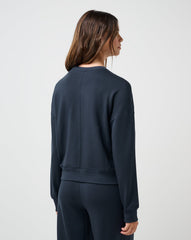 Cloud Terry Crew Women/Navy Blazer