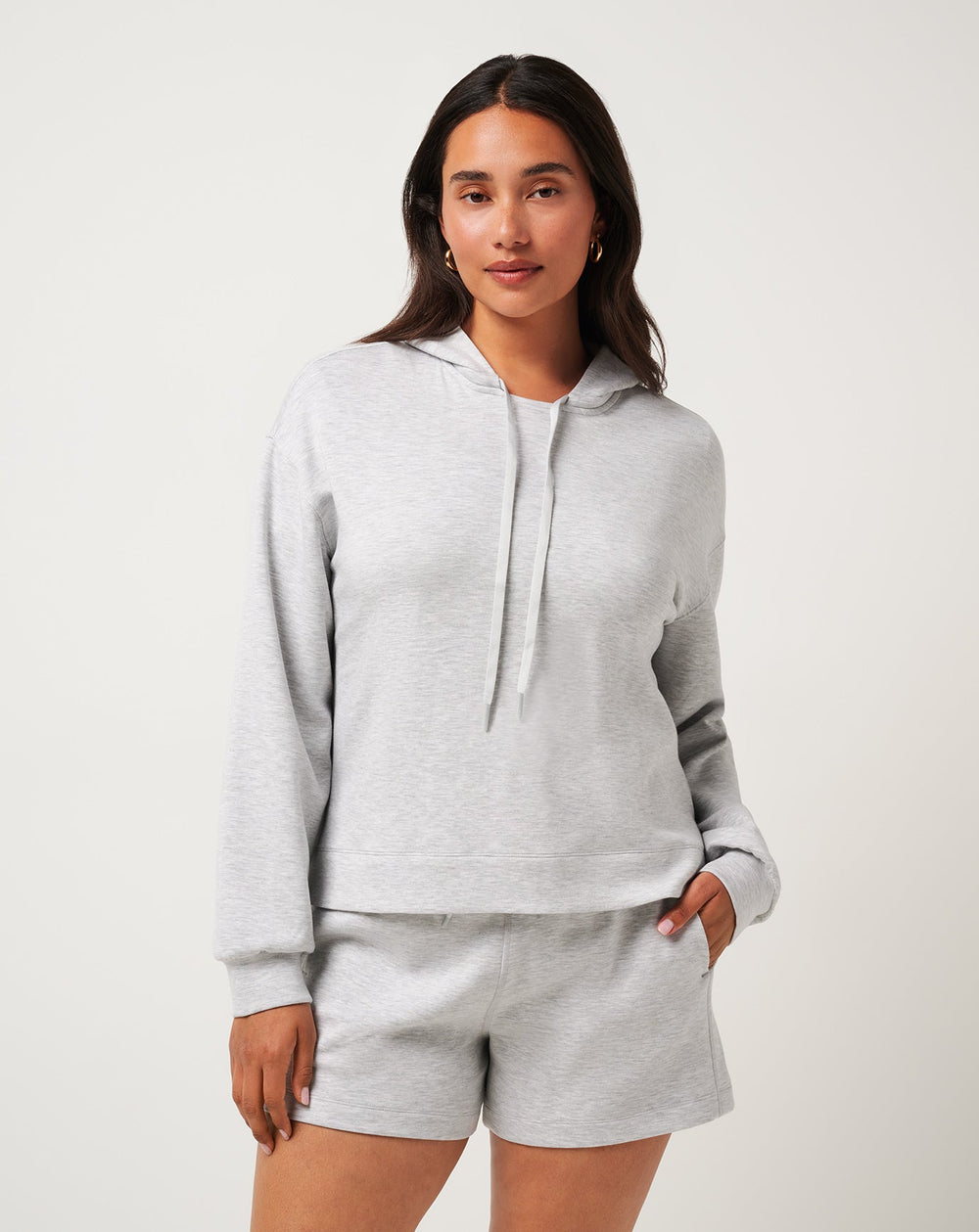 Skyloft Soft Hoodie Women/Heather Light Grey