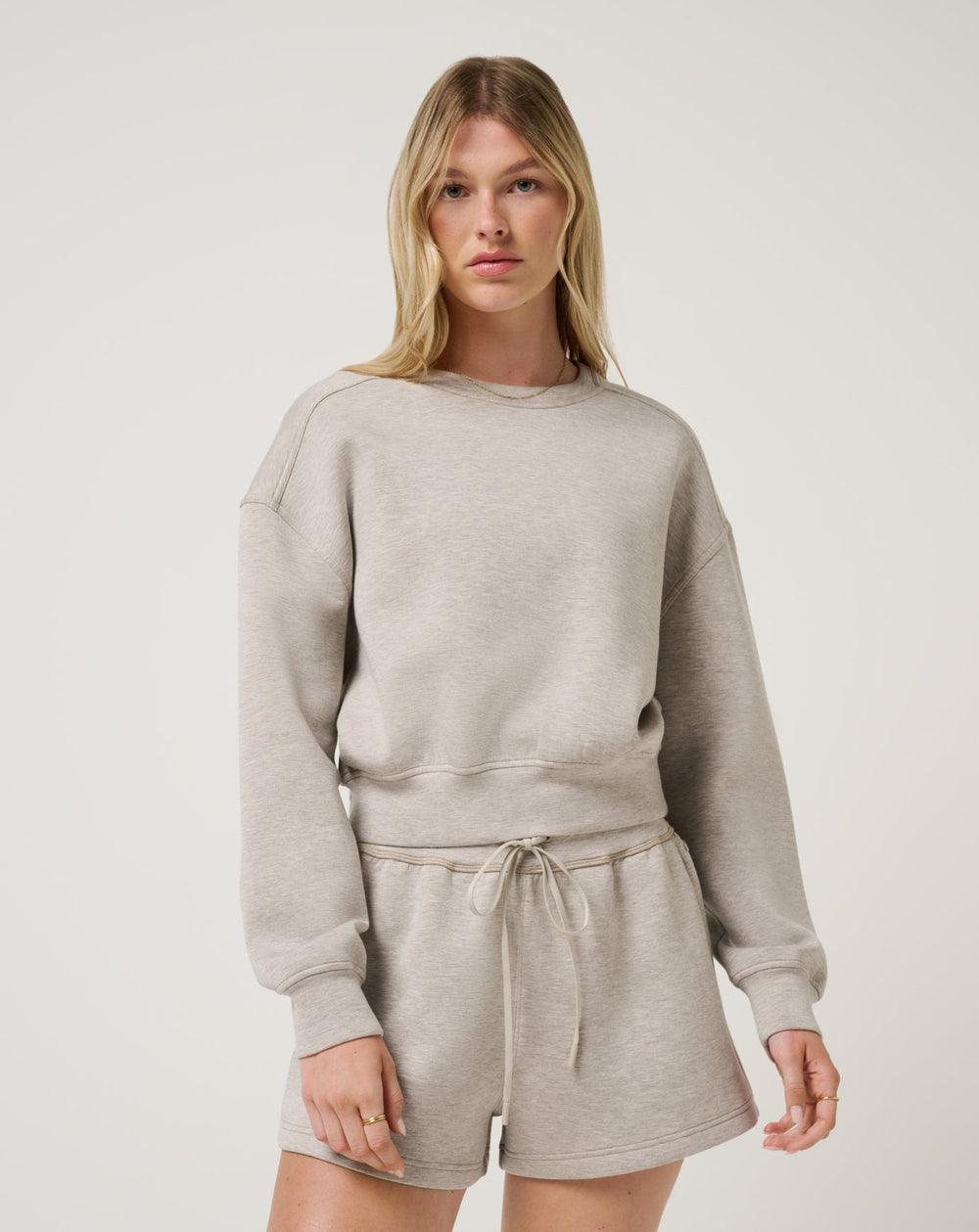 Cloudscape Pullover Women/Heather Savannah Tan