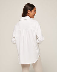Cloud Fleece Shacket Women/White