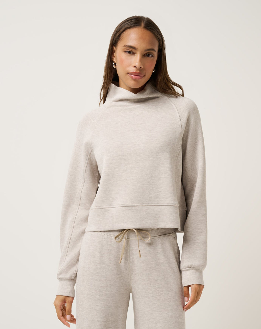 Skyloft Soft Funnel Neck Women/Heather Savannah Tan