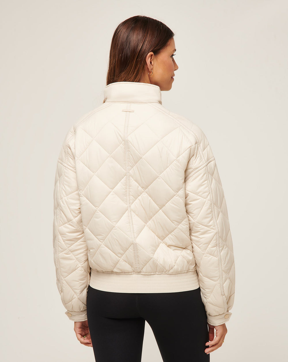 Lights At Night Quilted Jacket Women/Pumice Stone
