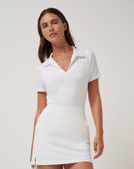 Skyloft Light Polo Women|Golf/White